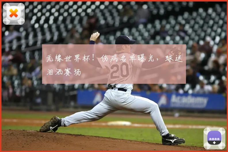 无缘世界杯！伤病名单曝光，球迷泪洒赛场